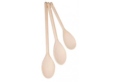 Wooden Spoons - pack of 3 (1 x 30cm, 1 x 26cm, 1 x 20cm)